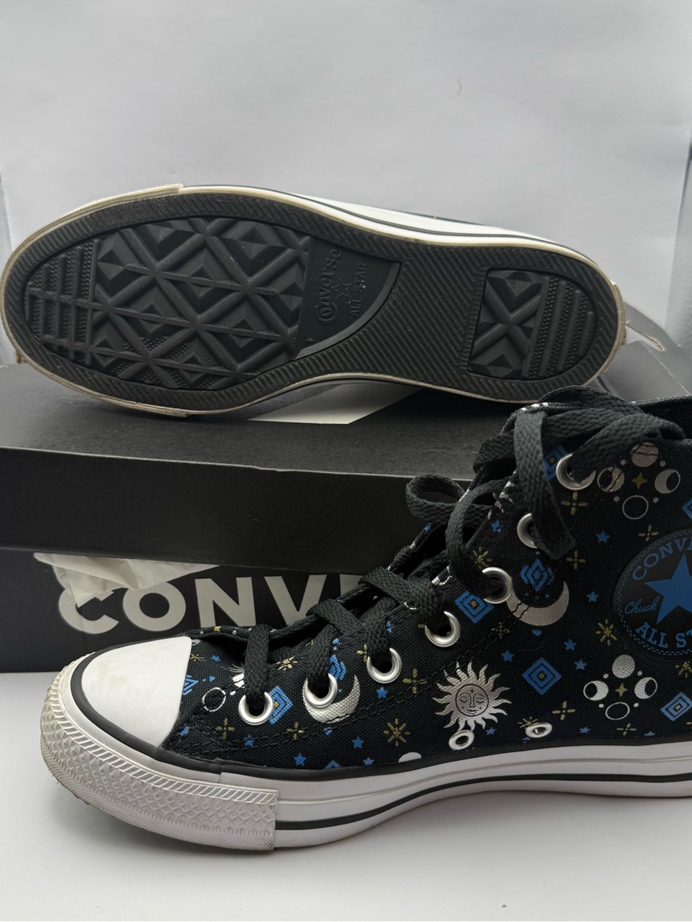 Women's CONVERSE Chuck Taylor All Star Celestial Sneakers Shoes M 5.5 W 7.5